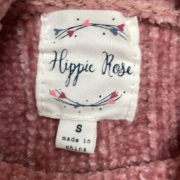 Hippie Rose Cowl Neck Sweater Pink Size S - Picture 6 of 6